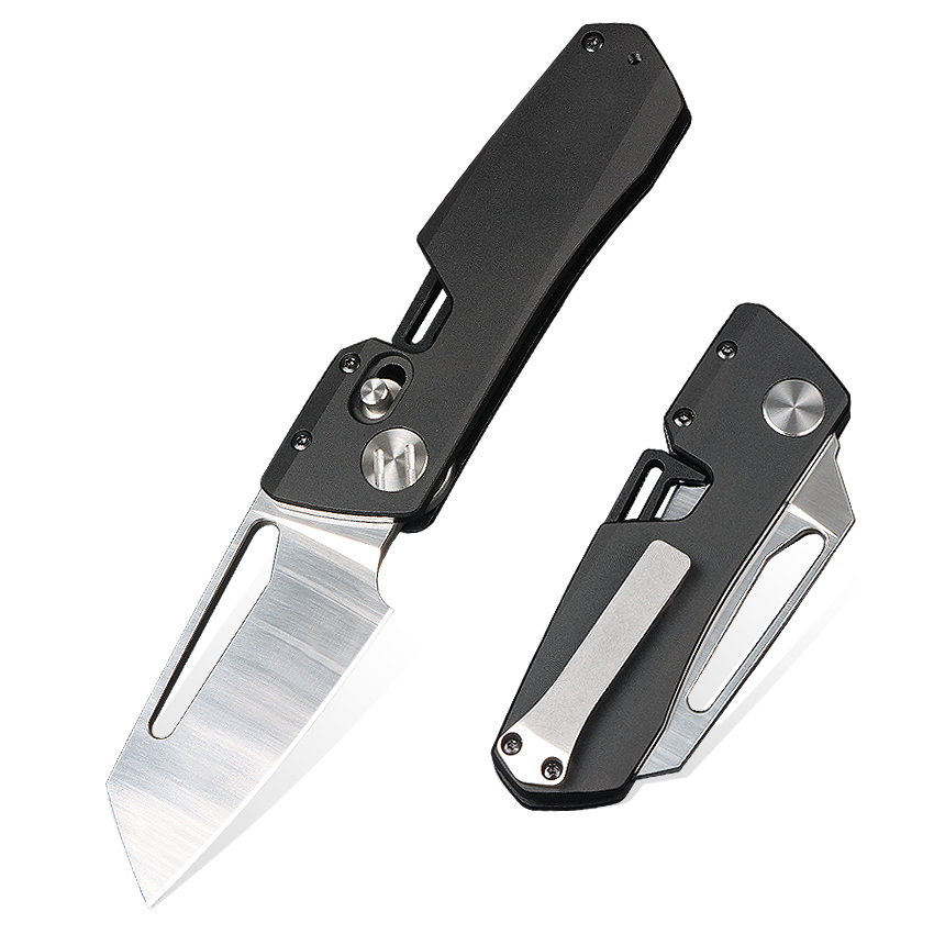 Black Bear Fast Opening Axis T6 Aluminum Handle No Logo Folding Knife UD408777